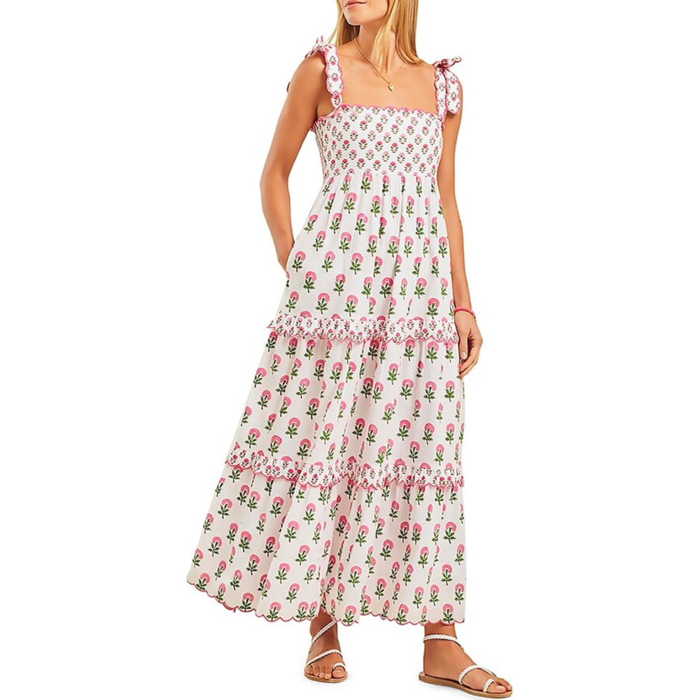 Pink City Prints Block Print Maxi Dress